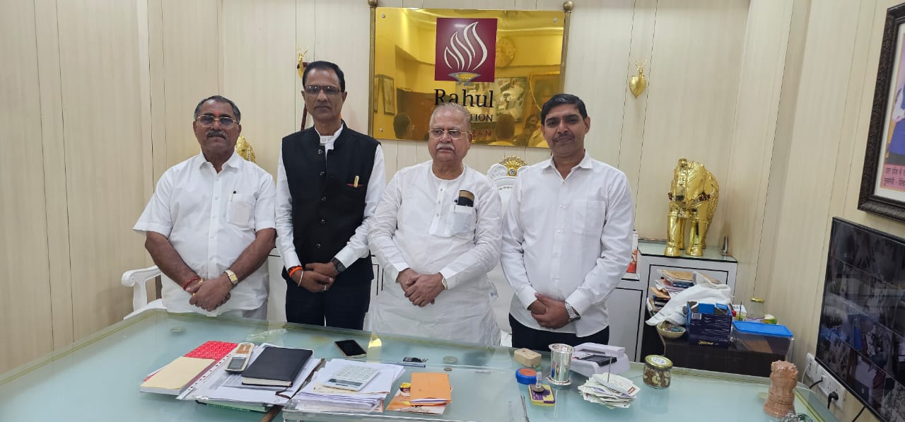 Shri Lalan Tiwari Ji with Founder